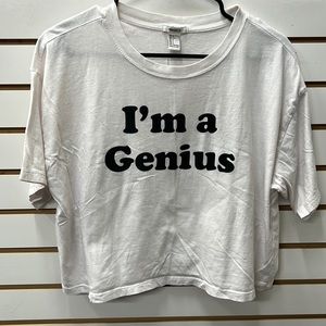 I’m a Genius crop top